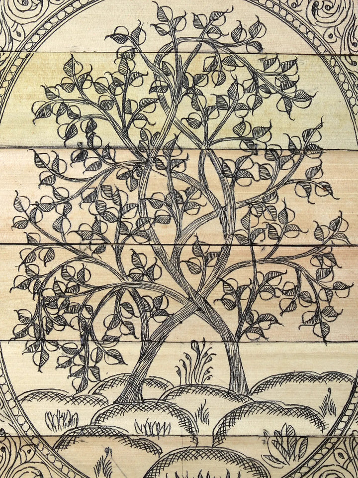 Tree Series 77 Pattachitra Painting on Cloth by Rabi Behera · view 2
