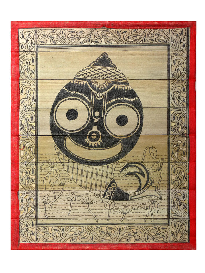 Shri Jagannath Ji - Palm Leaf from Odisha Painting on Palm Leaf · view 1
