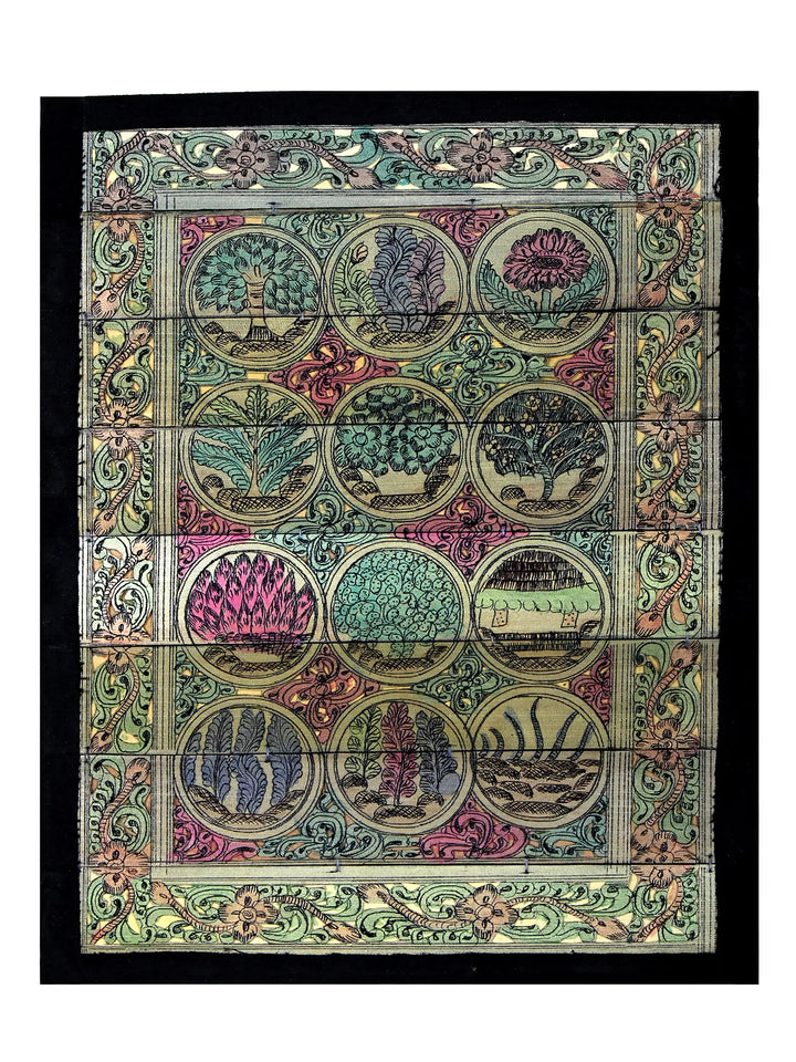 Tree Series 79 - Patta from Odisha Pattachitra Painting on Cloth · view 1
