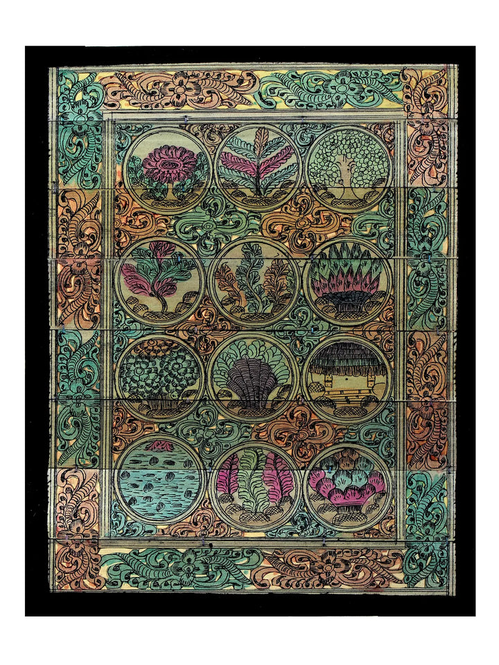Tree Series 80 Pattachitra Painting on Cloth · view 1