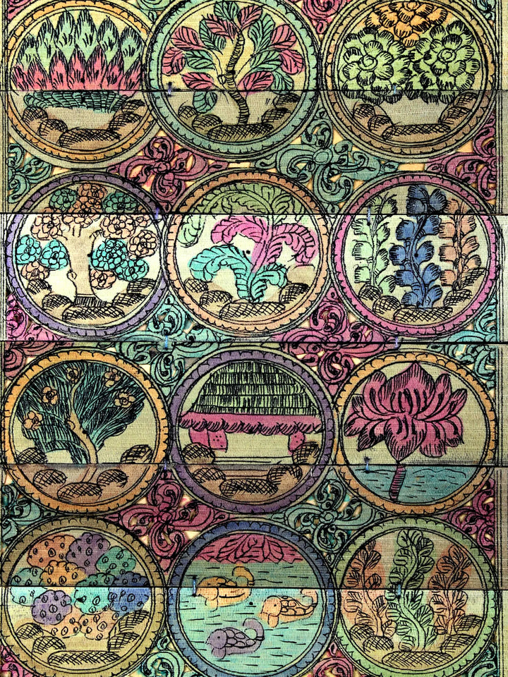 Tree Series 81 Pattachitra Painting on Cloth · view 2