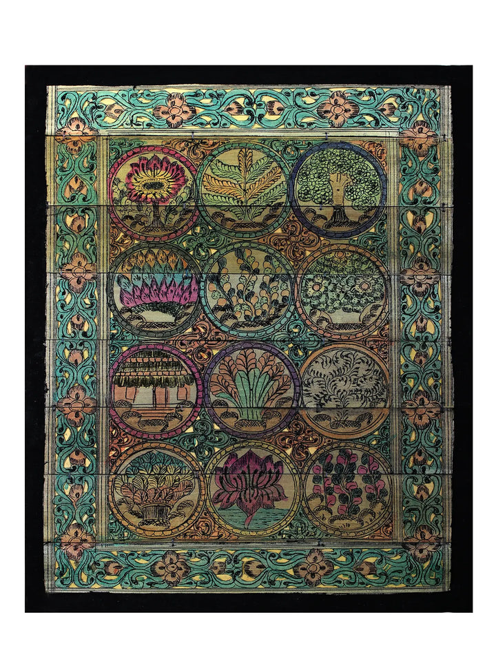 Tree Series 87 Pattachitra Painting on Cloth · view 1