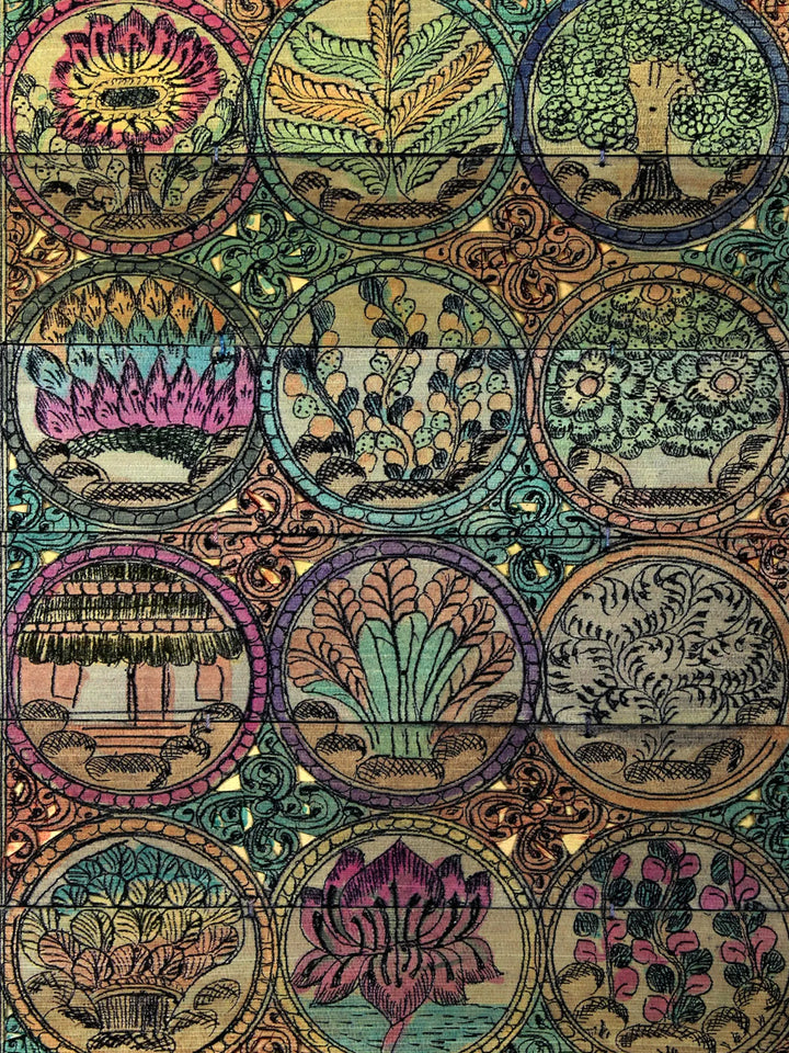 Tree Series 87 Pattachitra Painting on Cloth · view 2