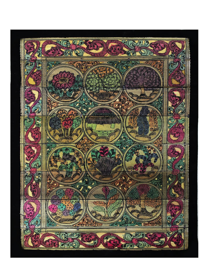 Tree Series 91 Pattachitra Painting on Cloth · view 1