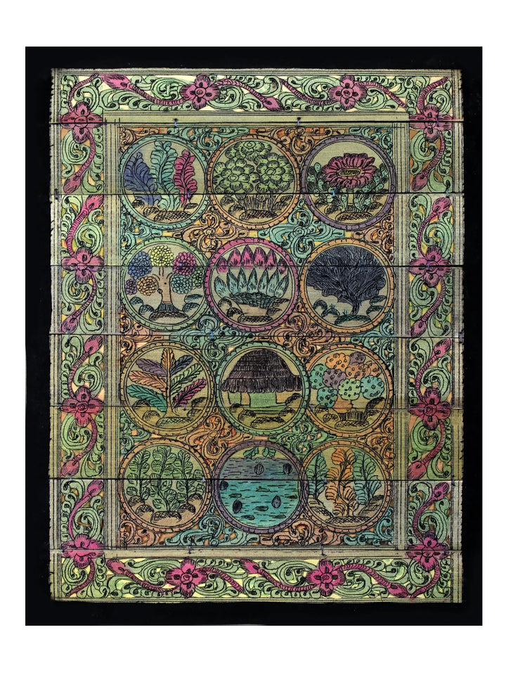 Tree Series 92 Pattachitra Painting on Cloth · view 1