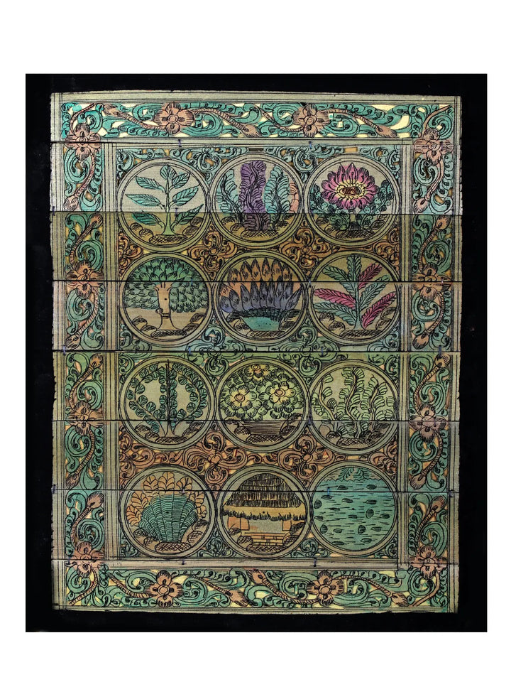 Tree Series 93 Pattachitra Painting on Cloth · view 1
