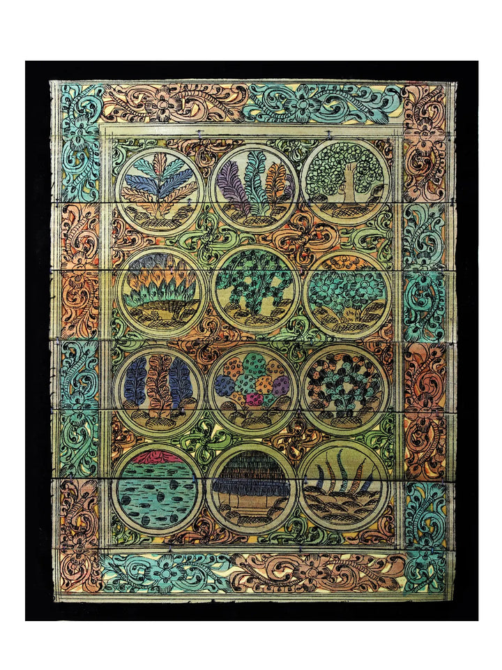 Tree Series 94 Pattachitra Painting on Cloth · view 1