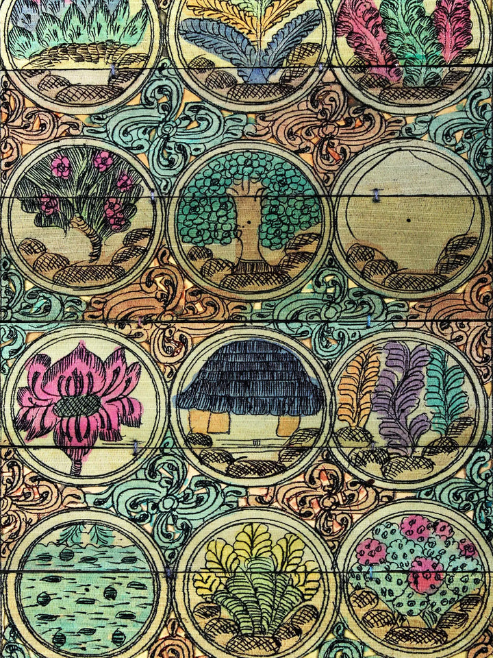 Tree Series 96 Pattachitra Painting on Cloth · view 2