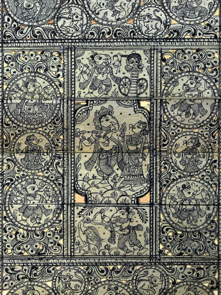 Ganesha Leela Pattachitra Painting on Cloth · view 2