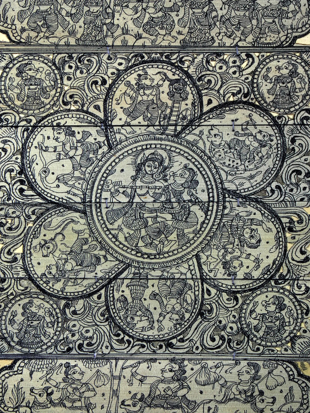Murlidhar and Radha with Episodes of Krishna Leela | Dashavatara of Lord Vishnu