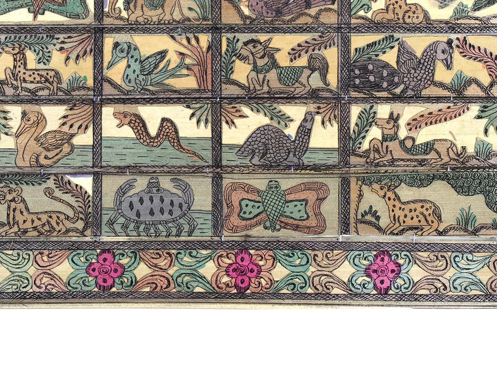 The Wildlife Pattachitra Painting on Cloth · view 4