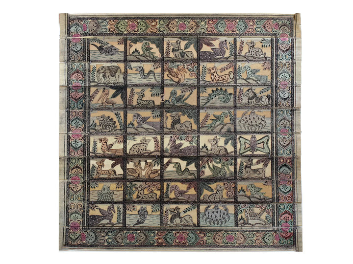 The Wildlife Patachitra from Odisha Pattachitra Painting on Cloth · view 1