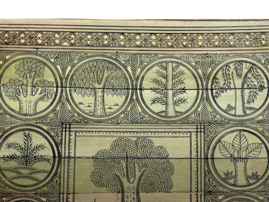 Tree Series 103 Pattachitra Painting on Cloth