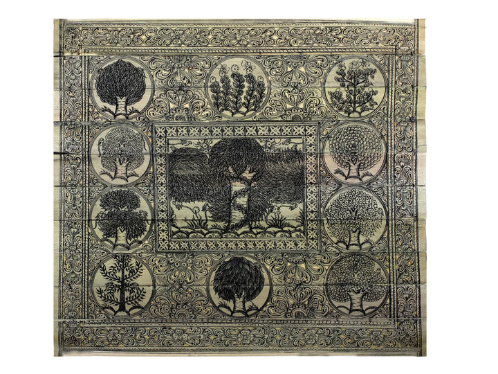 Tree Series 105 Pattachitra Painting on Cloth · view 1