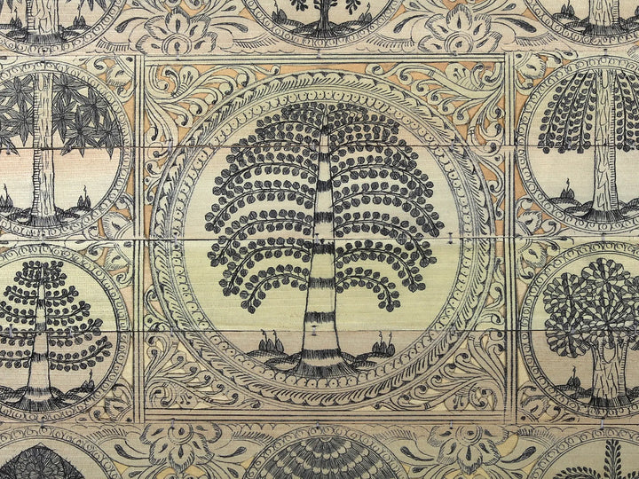 Tree Series 106 Pattachitra Painting on Cloth · view 2