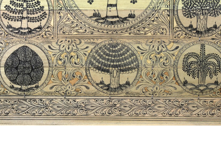 Tree Series 106 Pattachitra Painting on Cloth · view 4