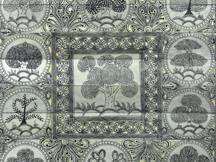 Tree Series 107 Pattachitra Painting on Cloth · view 2