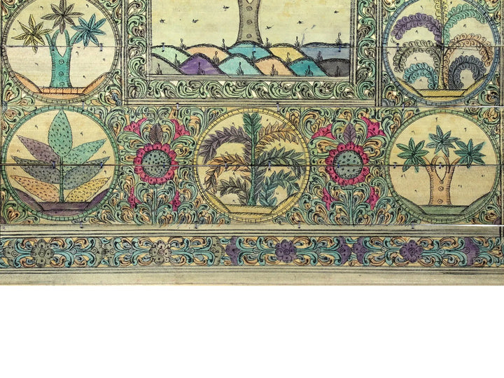 Tree Series 108 Pattachitra Painting on Cloth · view 4