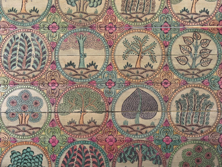 Tree Series 110 Pattachitra Painting on Cloth · view 2