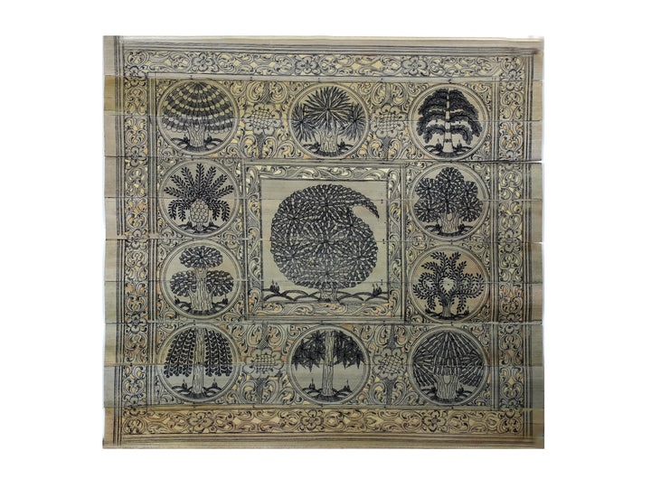 Tree Series 111 Pattachitra Painting on Cloth · view 1