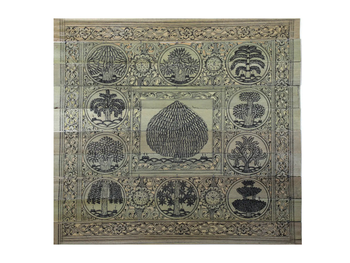 Tree Series 119 Pattachitra Painting on Cloth · view 1
