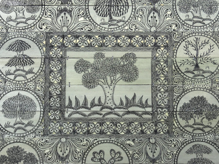 Tree Series 121 Pattachitra Painting on Cloth · view 2