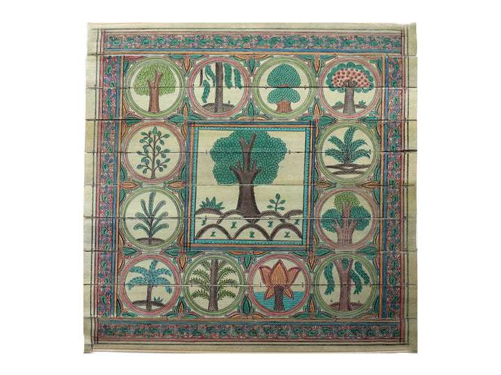 Tree Series 127 Pattachitra Painting on Cloth · view 1