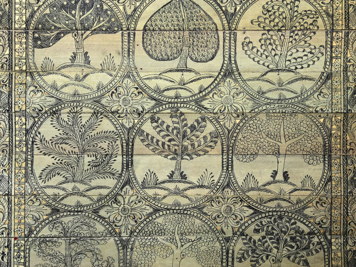 Tree Series 128 Pattachitra Painting on Cloth · view 2