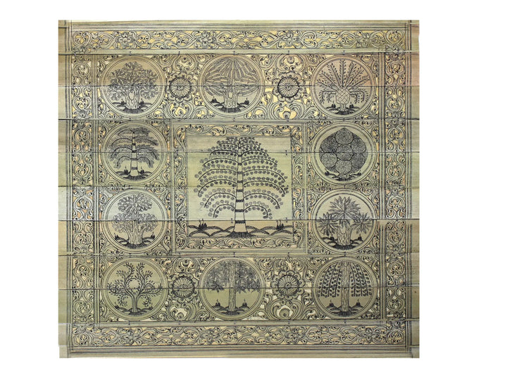 Tree Series 131 Pattachitra Painting on Cloth · view 1