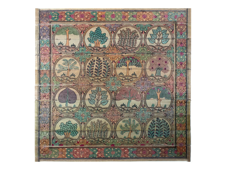 Tree Series 136 Pattachitra Painting on Cloth · view 1