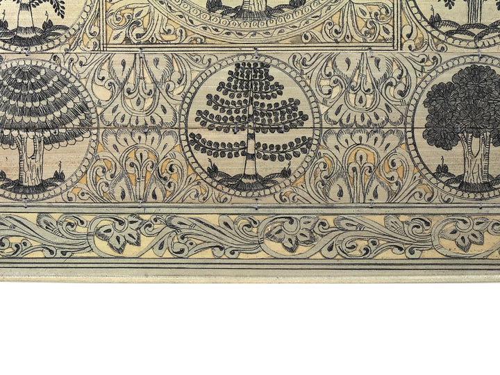 Tree Series 140 Pattachitra Painting on Cloth · view 4