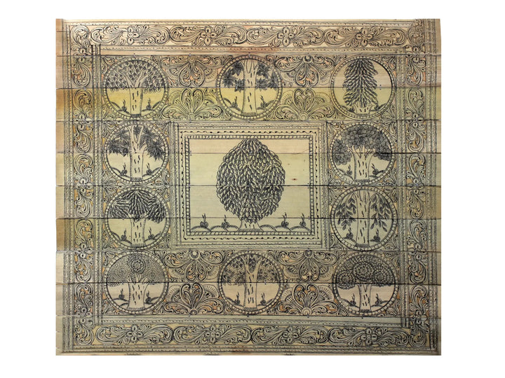 Tree Series 146 Pattachitra Painting on Cloth · view 1