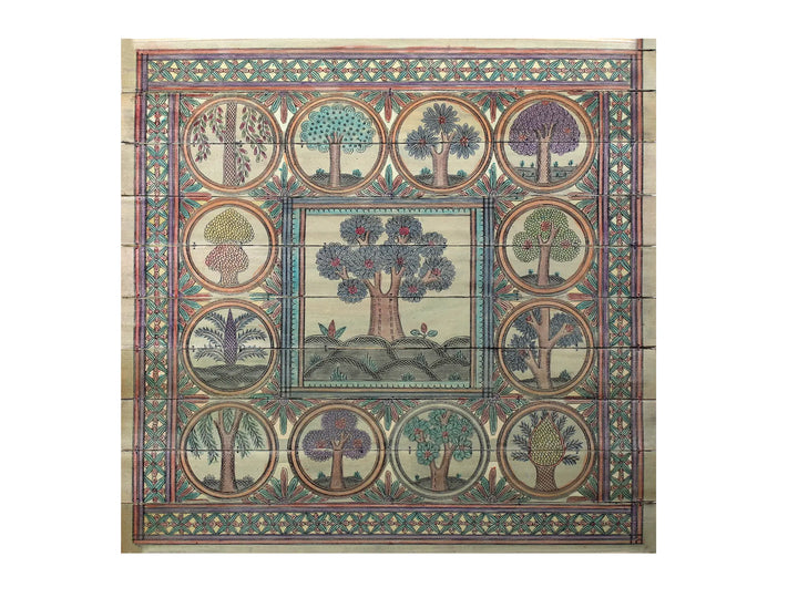 Tree Series 151 Pattachitra Painting on Cloth · view 1