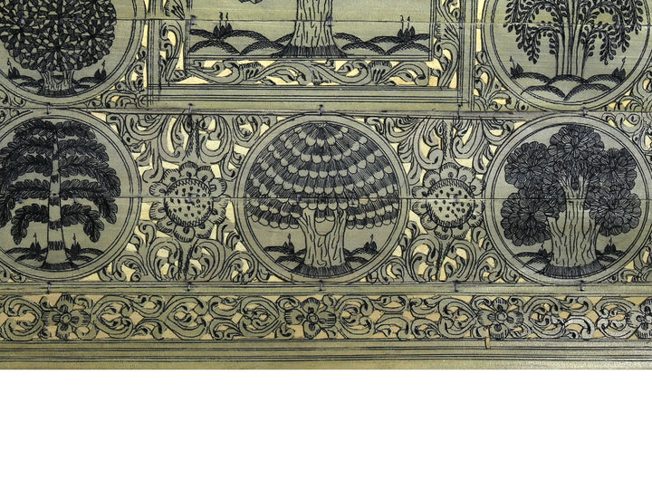 Tree Series 156 Pattachitra Painting on Cloth · view 4