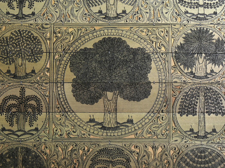 Tree Series 157 Pattachitra Painting on Cloth · view 2