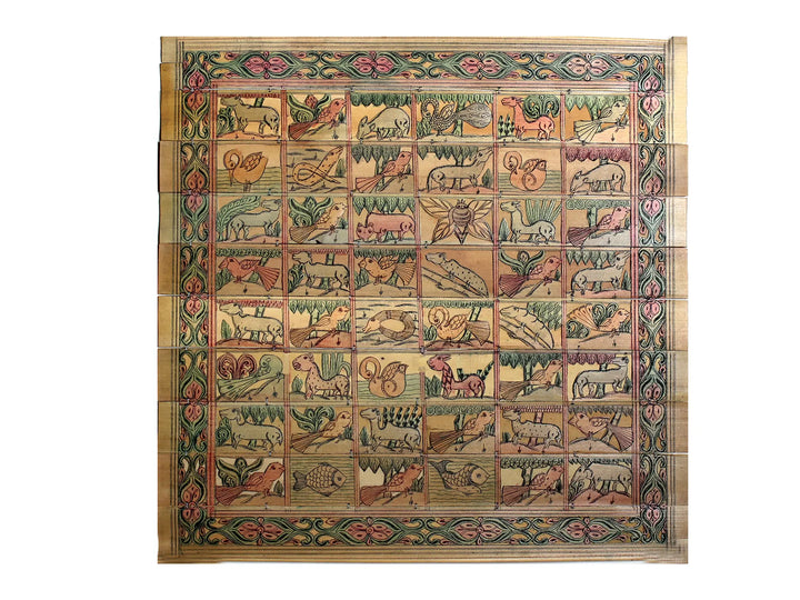 The Wildlife Pattachitra Painting on Cloth · view 1