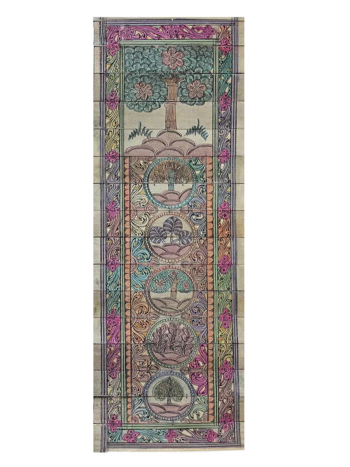 Tree Series 260 Pattachitra Painting on Cloth · view 1